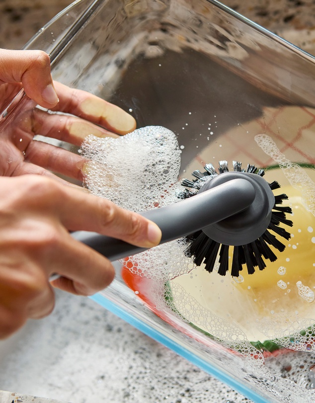 Joseph Joseph - SinkTech™ Dish Brush with Stainless Steel Storage Stand