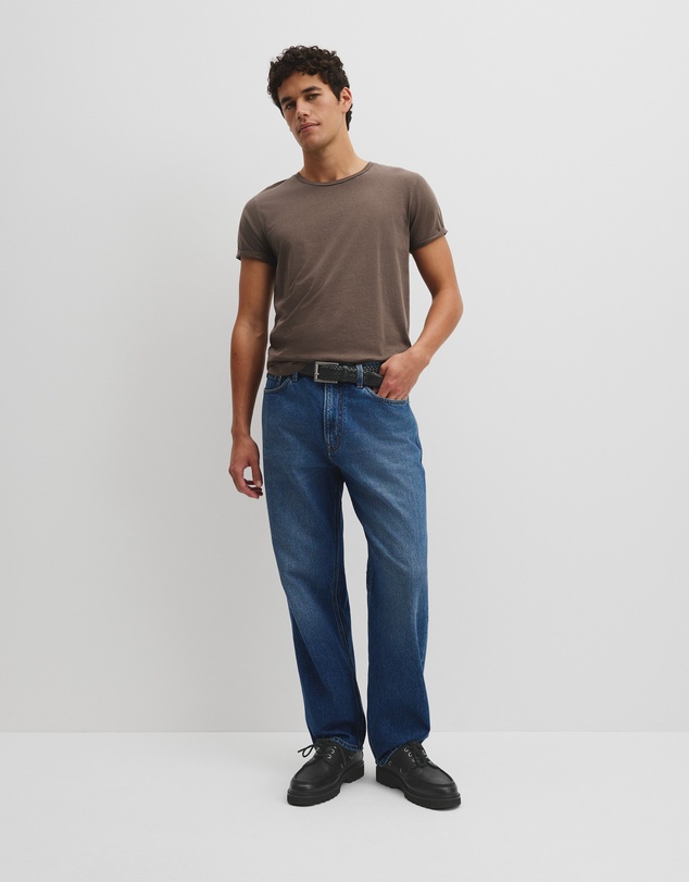 Country Road - Australian Cotton Longline Garment Dye T-shirt