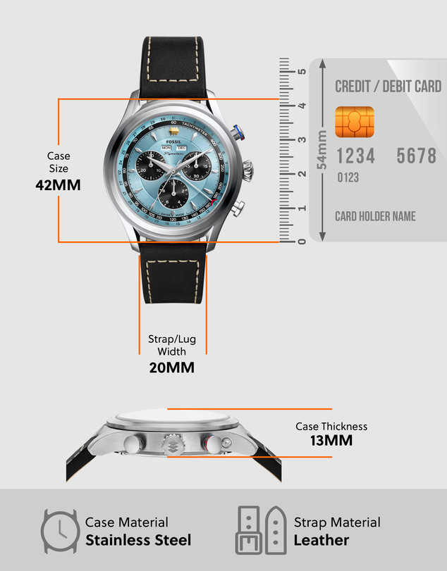 Fossil - Signature CS-1 Black Chronograph Watch
