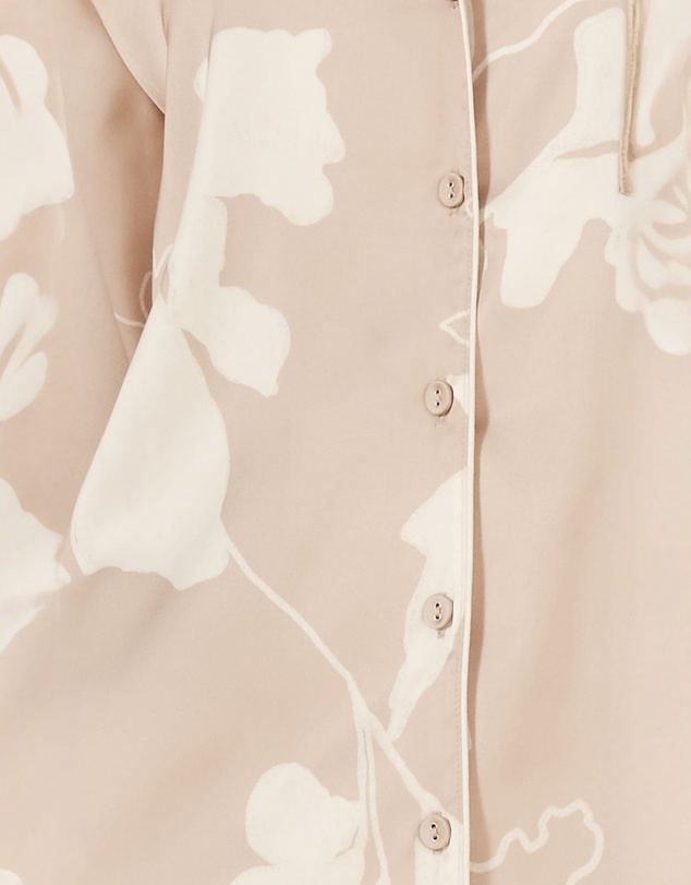 Gingerlilly - Elina Botanical Silky Satin PJ set