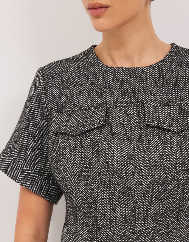 Calli - Henderson Tweed Mini Dress