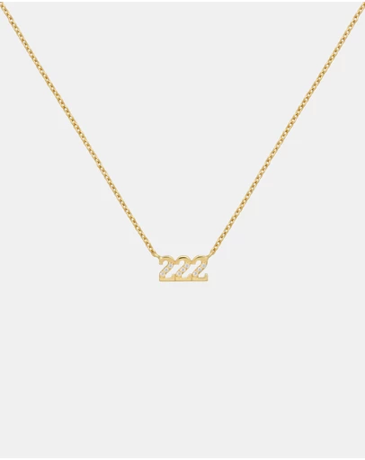 YCL  - 222 Angel Number Necklace