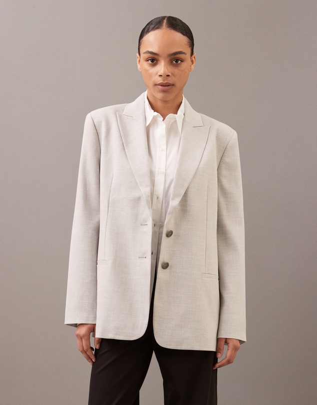 Calvin Klein - Melange Flannel Blazer