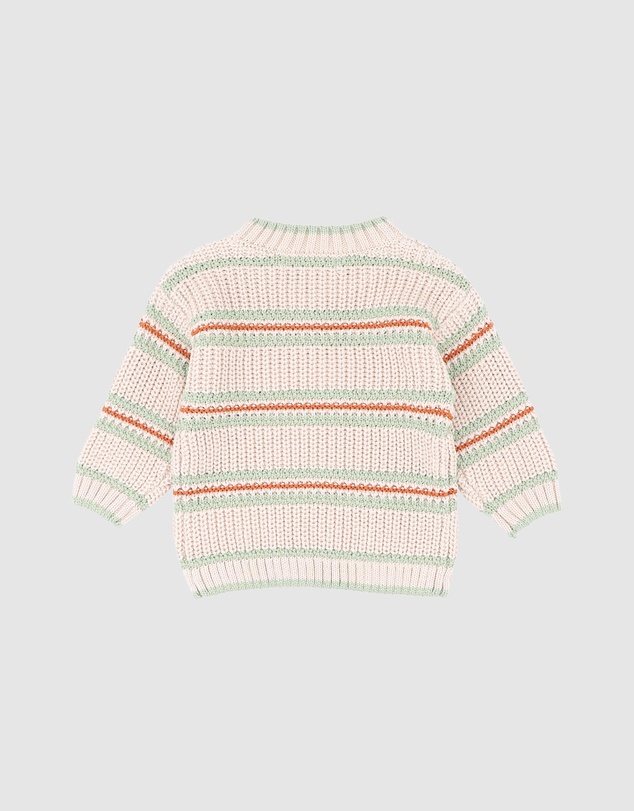 Fox & Finch - Wild Side Stripe Knitted Jumper - Babies