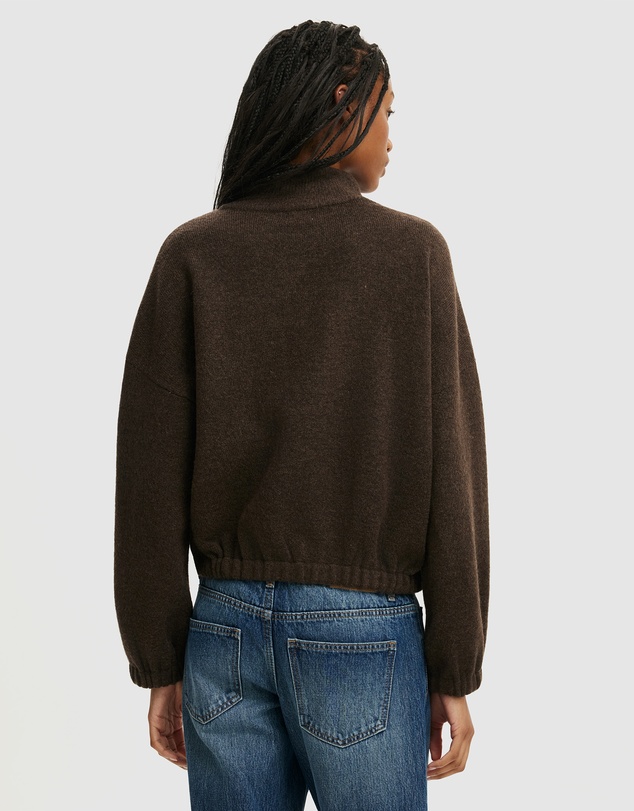Cotton On - Luxe Tuck Hem Bomber Jacket