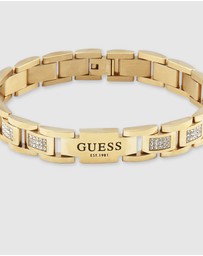 GUESS - Guess Frontier Gold Tone Bracelet 12mm