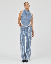 Third Form - Trace Distressed Jean