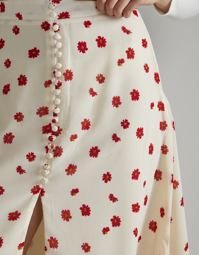 Glamorous - Button Front Midi Skirt