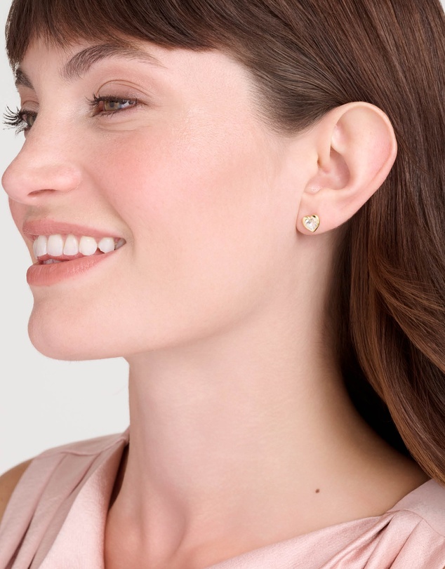 Ted Baker - HAN: Crystal Heart Stud Earrings