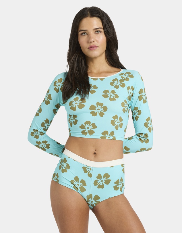 Billabong - Womens Last Summer Cropped Long Sleeve Rash Vest
