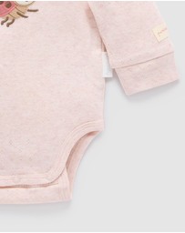 Purebaby - Applique Bodysuit -Kids-Babies