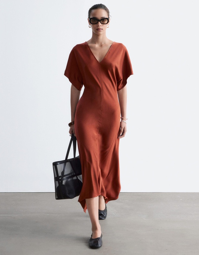 & Other Stories - V-Neck Maxi Dress