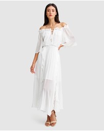 Belle & Bloom - Amour Amour Ruffled Midi Dress