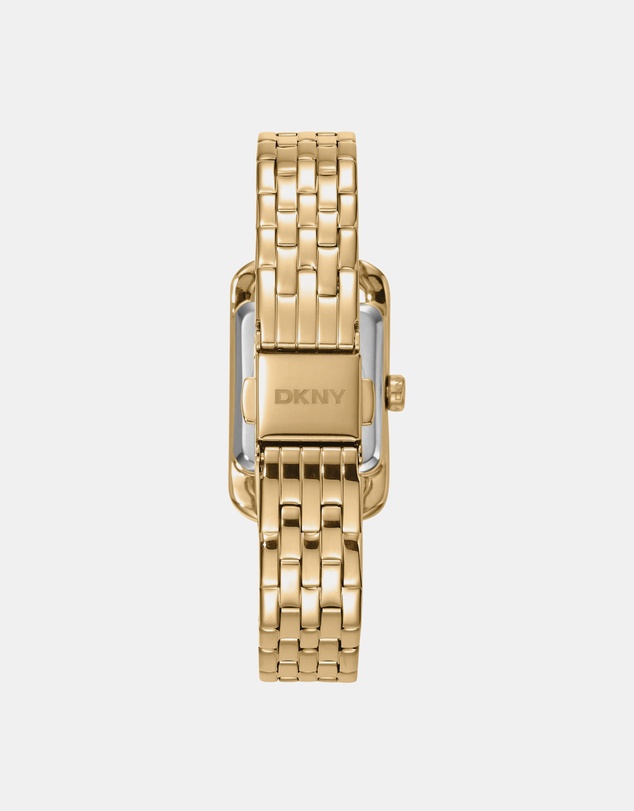 DKNY - Signature Shape Gold 20x33mm Green Dial Womens Watch