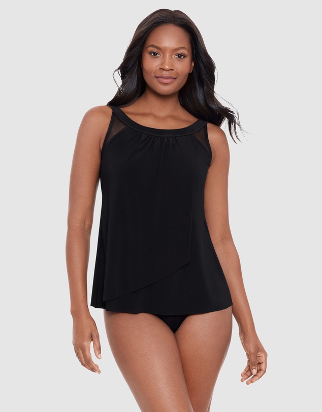 Miraclesuit Swimwear  - Illusionists Ursula Underwired High Neck Tankini Top