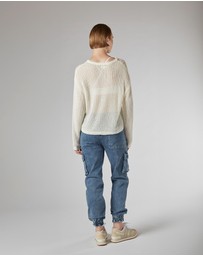 DRICOPER DENIM - Amos Crochet Knit Top