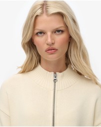 Superdry - Slouchy Knitted Half Zip