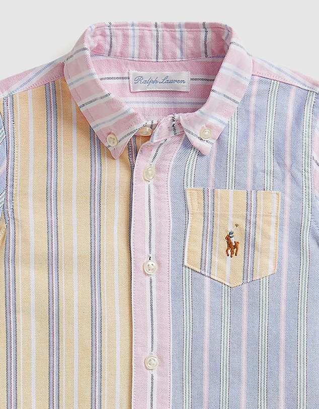 Polo Ralph Lauren - Cotton Oxford Fun Shortall - Babies