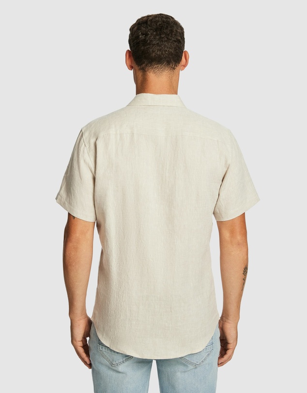 yd. - Lewis Pure Linen Shirt