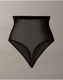 Calvin Klein - Minimalist Mesh High Waist Thongs