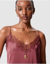 & Other Stories - Satin Slip Midi Dress