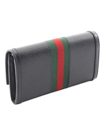 Pre-Loved by Azura Reborn - Pre-Loved Leather Web Ophidia Long Wallet