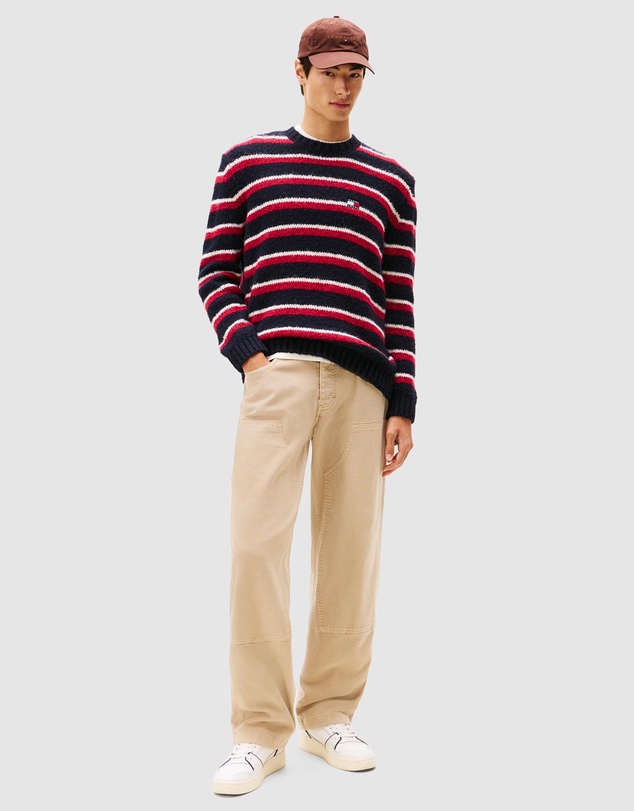 Tommy Jeans - Regular Badge Stripe Sweater
