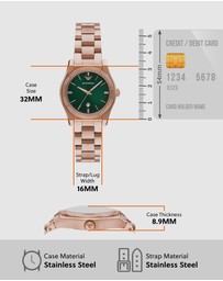 Emporio Armani - Rose Gold Tone Analogue Watch