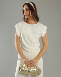 Morgan & Taylor - Ashleigh Headband in Beige