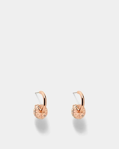 MIMCO - Signatura Charm Hoop Earrings