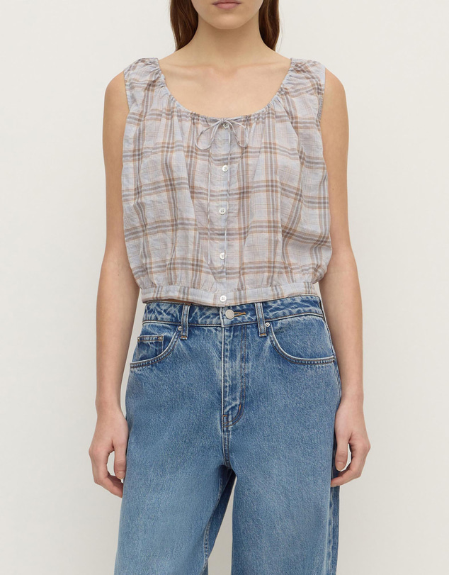Assembly Label - Auden Check Top