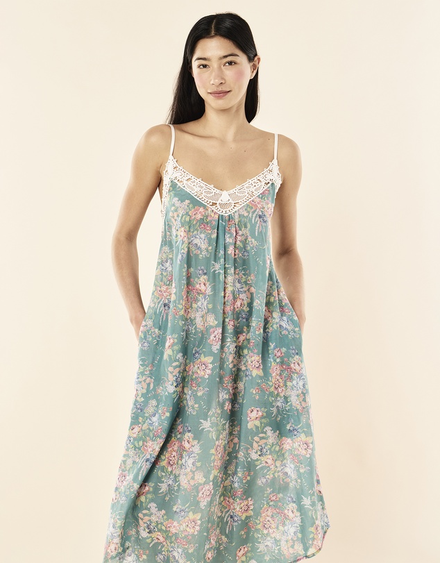 Papinelle - Elise Lace Front Maxi Nightie