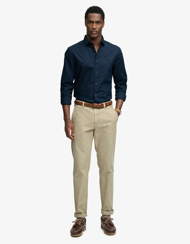 Superdry - Cut Away Poplin Long Sleeve Shirt
