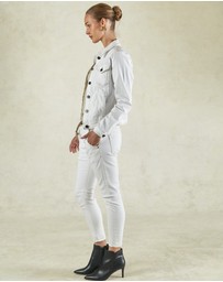 DRICOPER DENIM - Dita Ivory Denim Jacket
