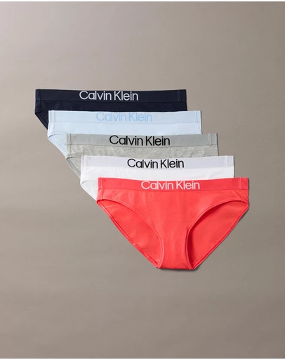 Calvin Klein - 5-Pack Cotton Stretch Bikini Briefs