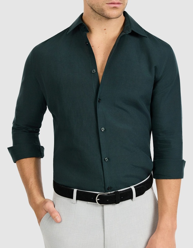 Tarocash - Tide Slim Linen Lyocell Shirt