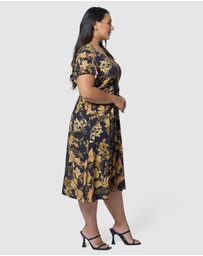 Sunday In The City - Night Riot Midi Dress