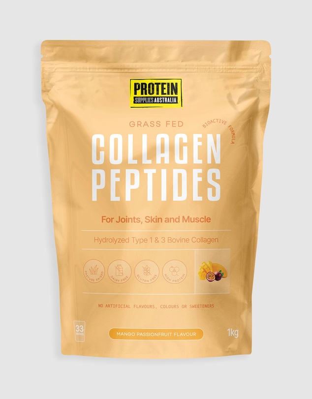 Protein Supplies Australia - Mango Passionfruit Collagen Peptides - 1kg