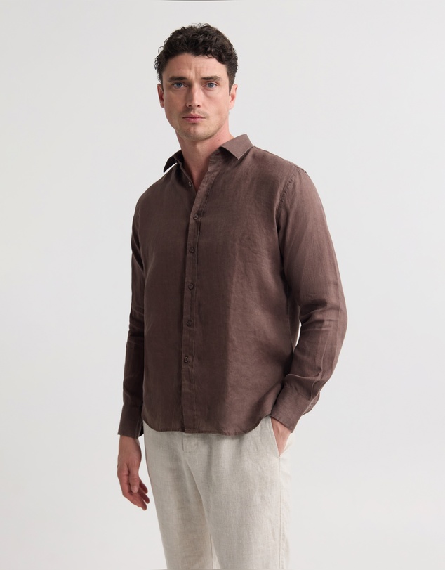 Oxford - Cooper Ls French Linen Shirt