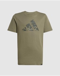 adidas Sportswear - Camo Graphic Tee - Kids-Teens