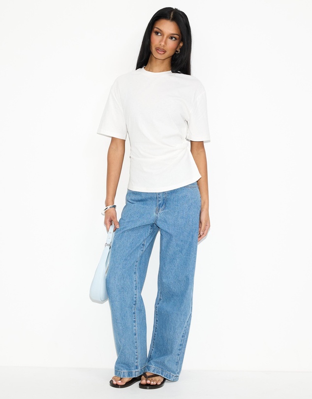 Dazie - Ava Twist Detail Short Sleeve Tee