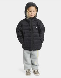 Quiksilver - Boys 2 to 7 Scaly Puffer Jacket