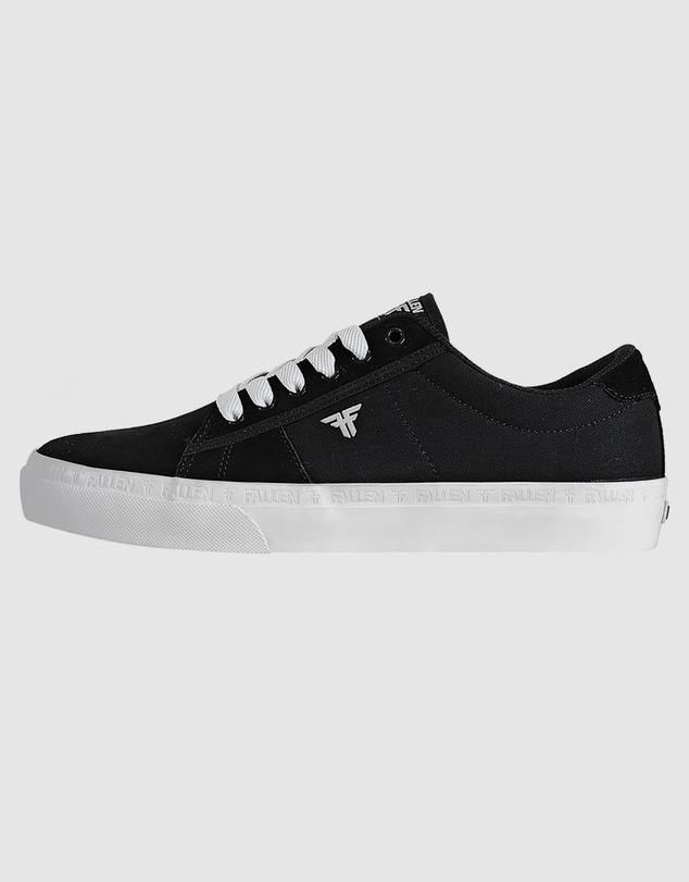 Fallen Footwear - Fallen Footwear Men Bomber Vulcanised Sole Shoes Black/White