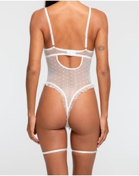 One Empire - Carmen White Bodysuit