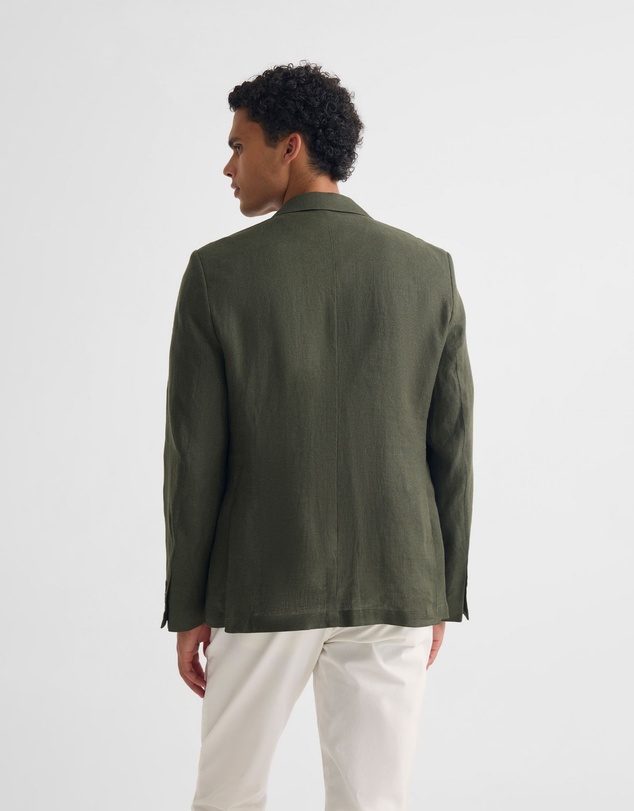 Oxford - 3 Button Linen Milton Blazer