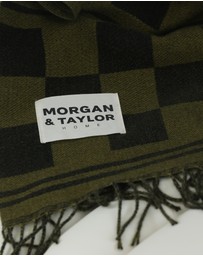 Morgan & Taylor - Haven Throw Blanket in Green