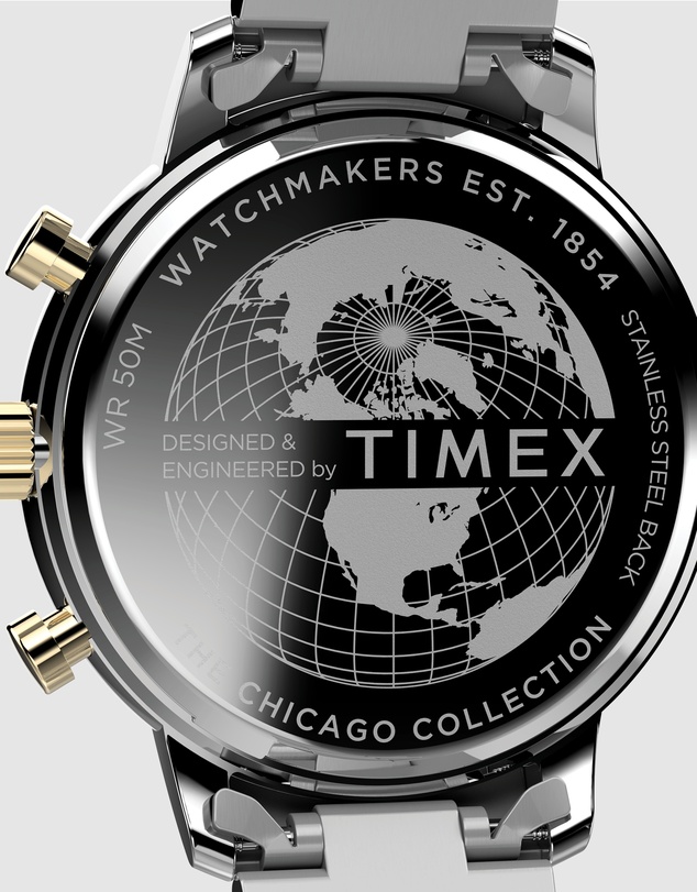 TIMEX - Timex Chicago 45mm Two-Tone Multifunction Watch