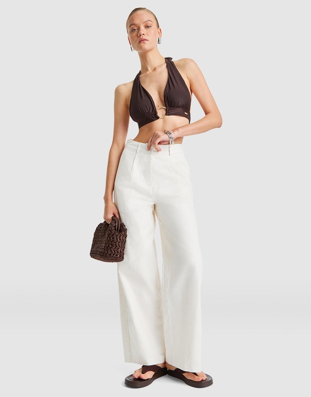 TALA - Wide Leg Linen Trousers