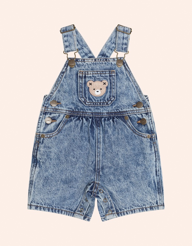 Huxbaby - Dreamy Denim Shortall - Babies-Kids