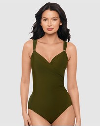 Miraclesuit Swimwear  - Razzle Dazzle Siren Crossover Shaping Swimsuit
